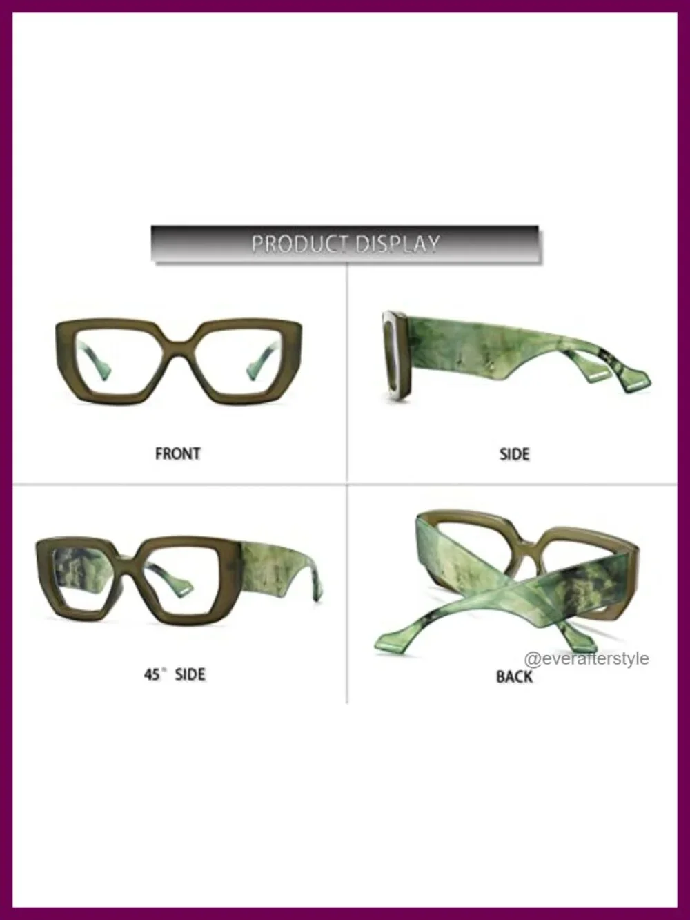 Vintage Oversized Sunglasses Women Square Retro Luxury Big Sun Glasses Trendy